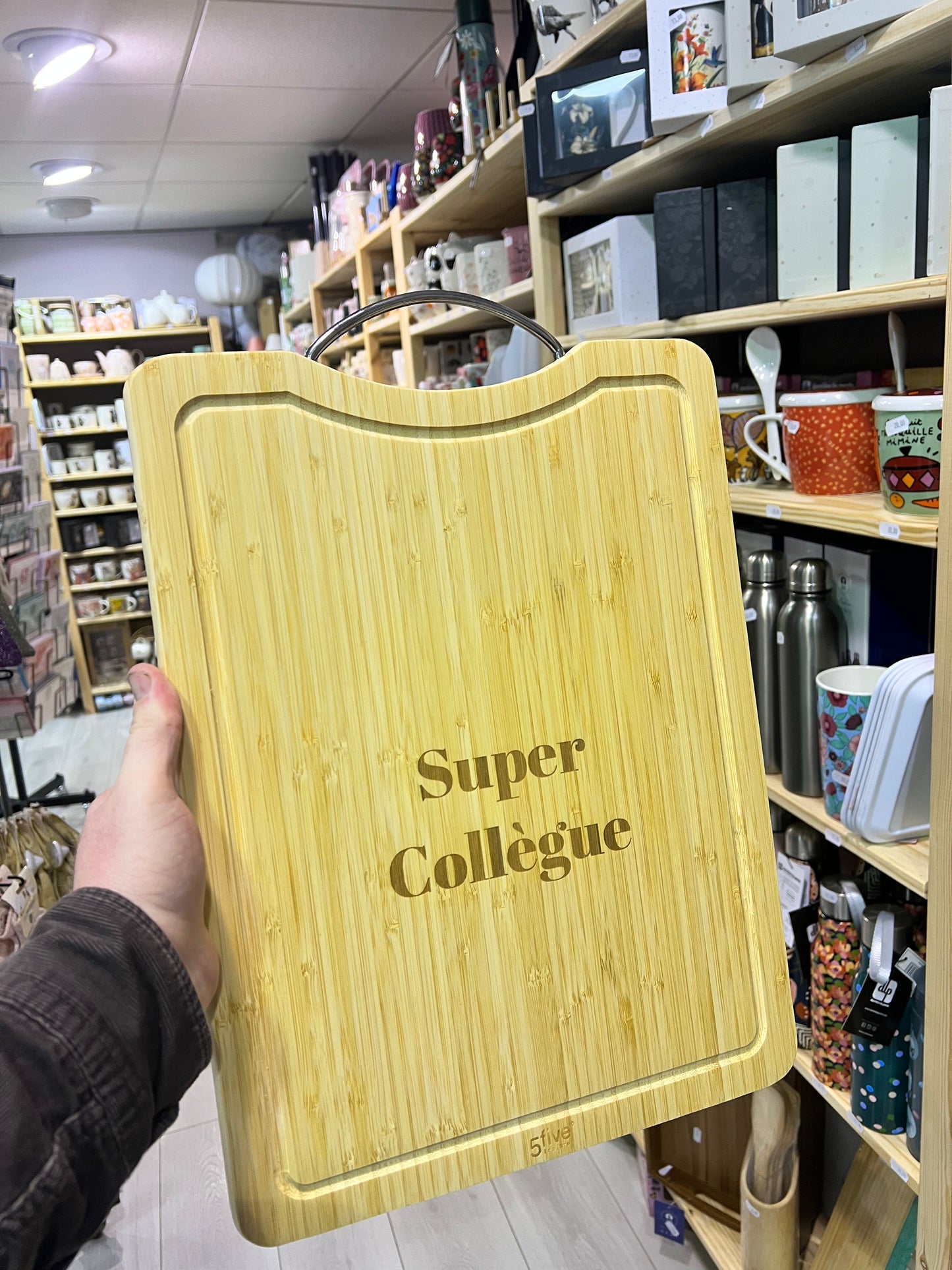 Planche a découper super collègue