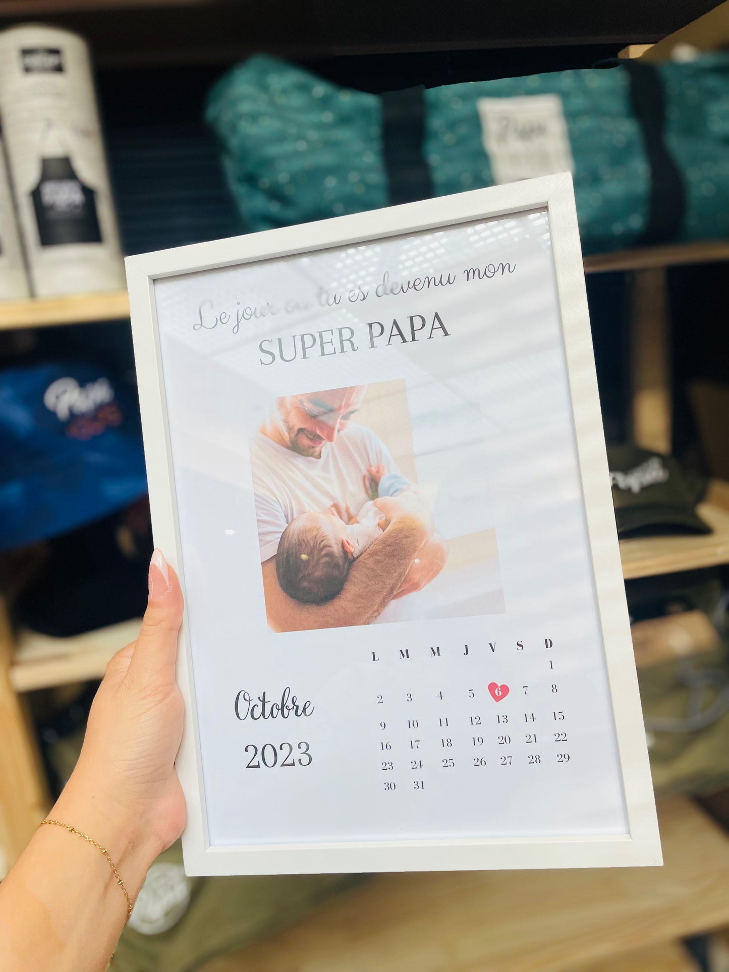 Cadre personnalisé papa et beau papa