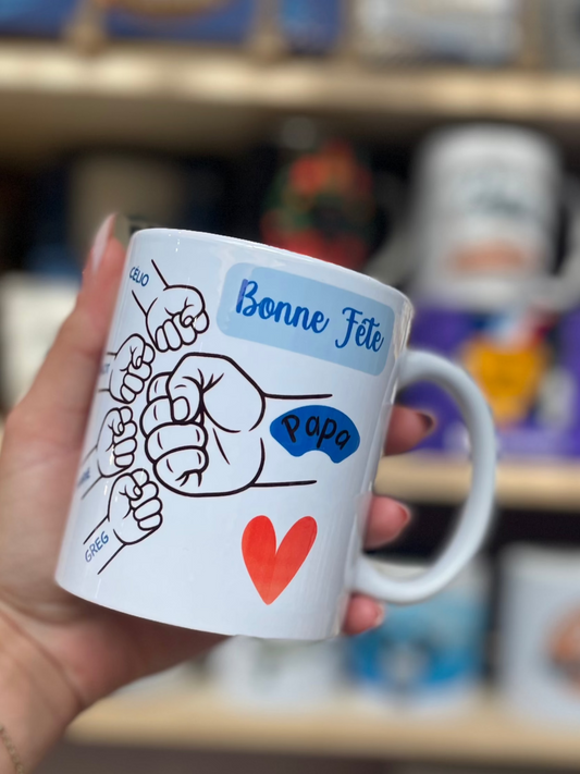 Mug personnalisé papa