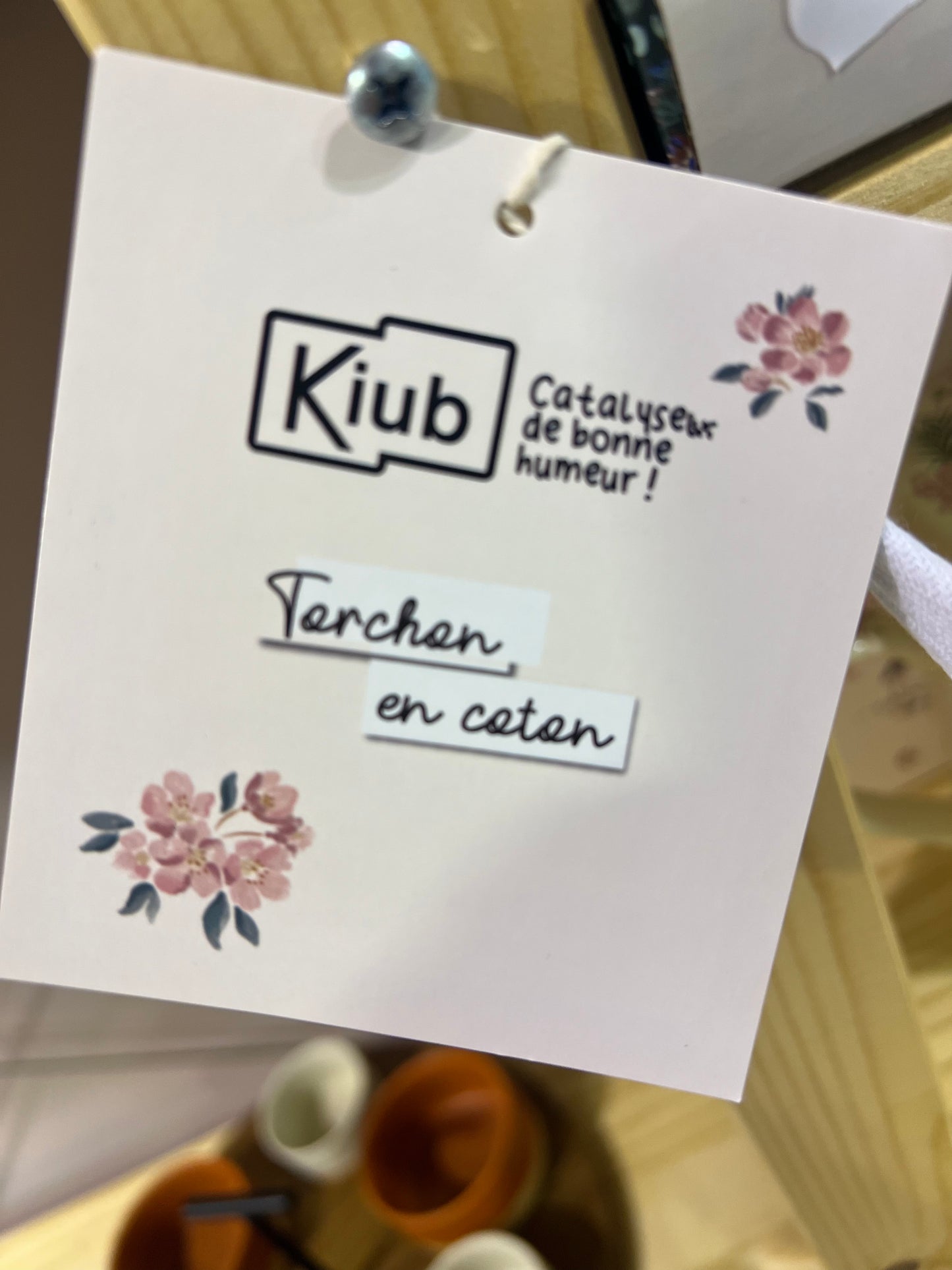 Torchon coton fuji