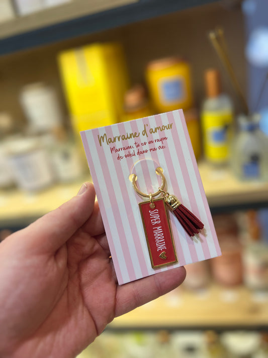 Porte clés Marraine