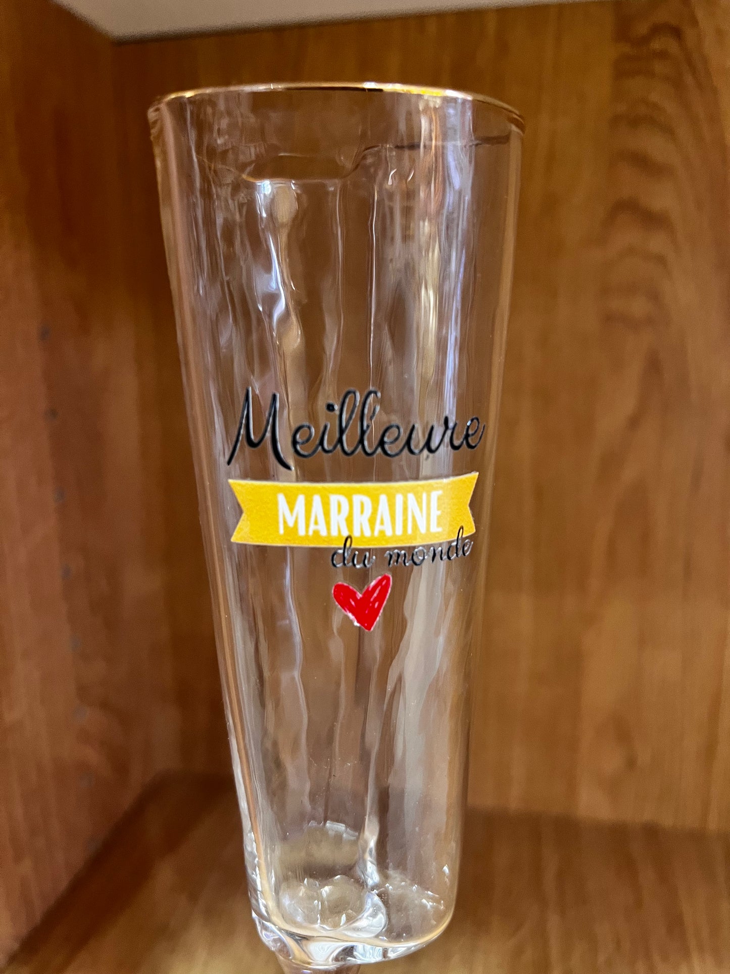 Flute coeur Marraine