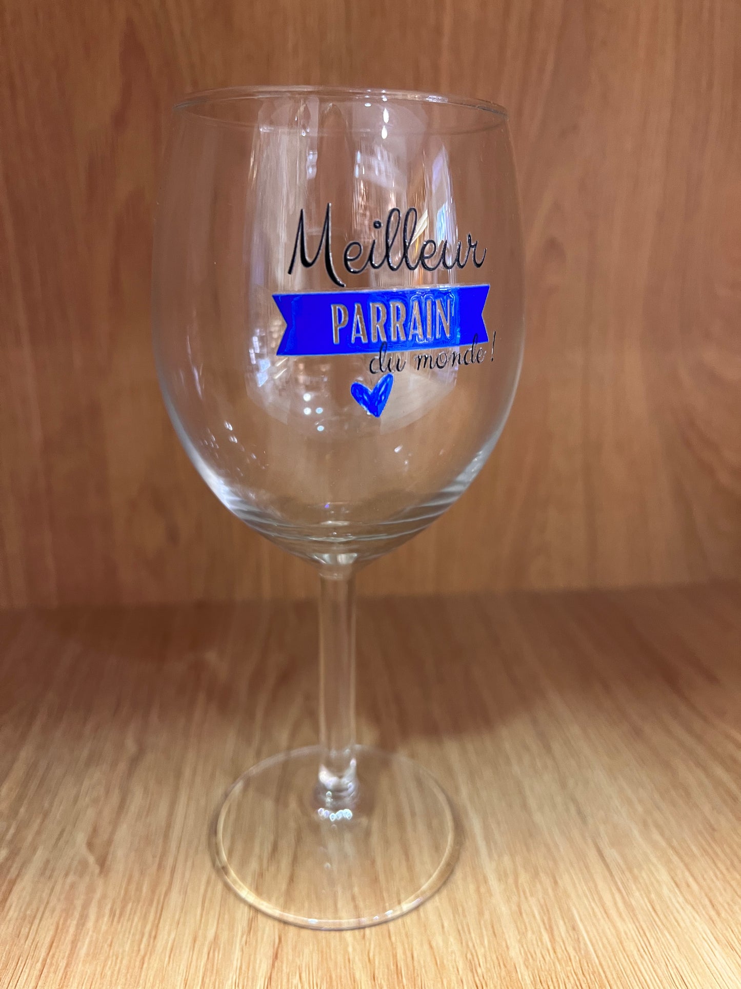 Verre vin parrain
