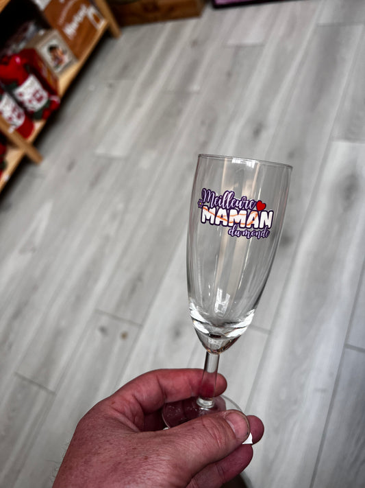 Coupe champagne meilleure maman