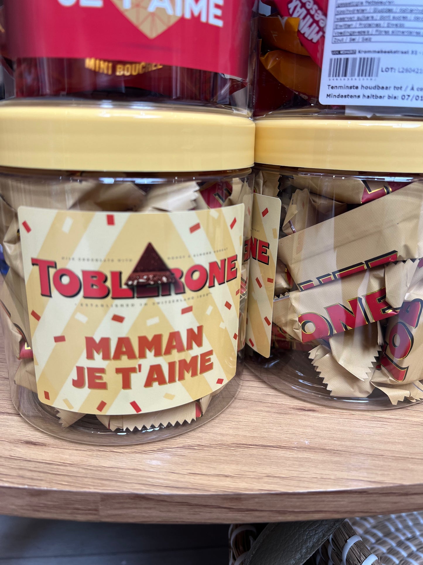 Mini bouché toblerone Maman