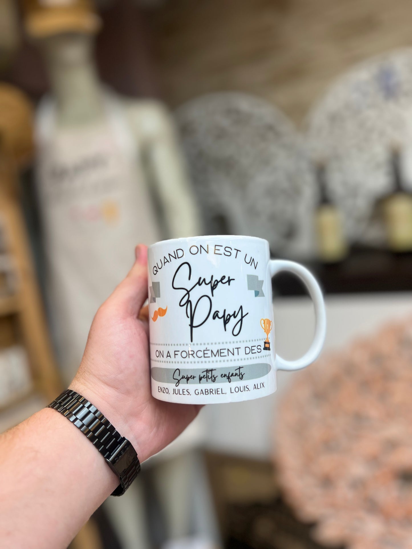 Mug Papy Personnalisé – Cadeau Fête des Grands-Pères