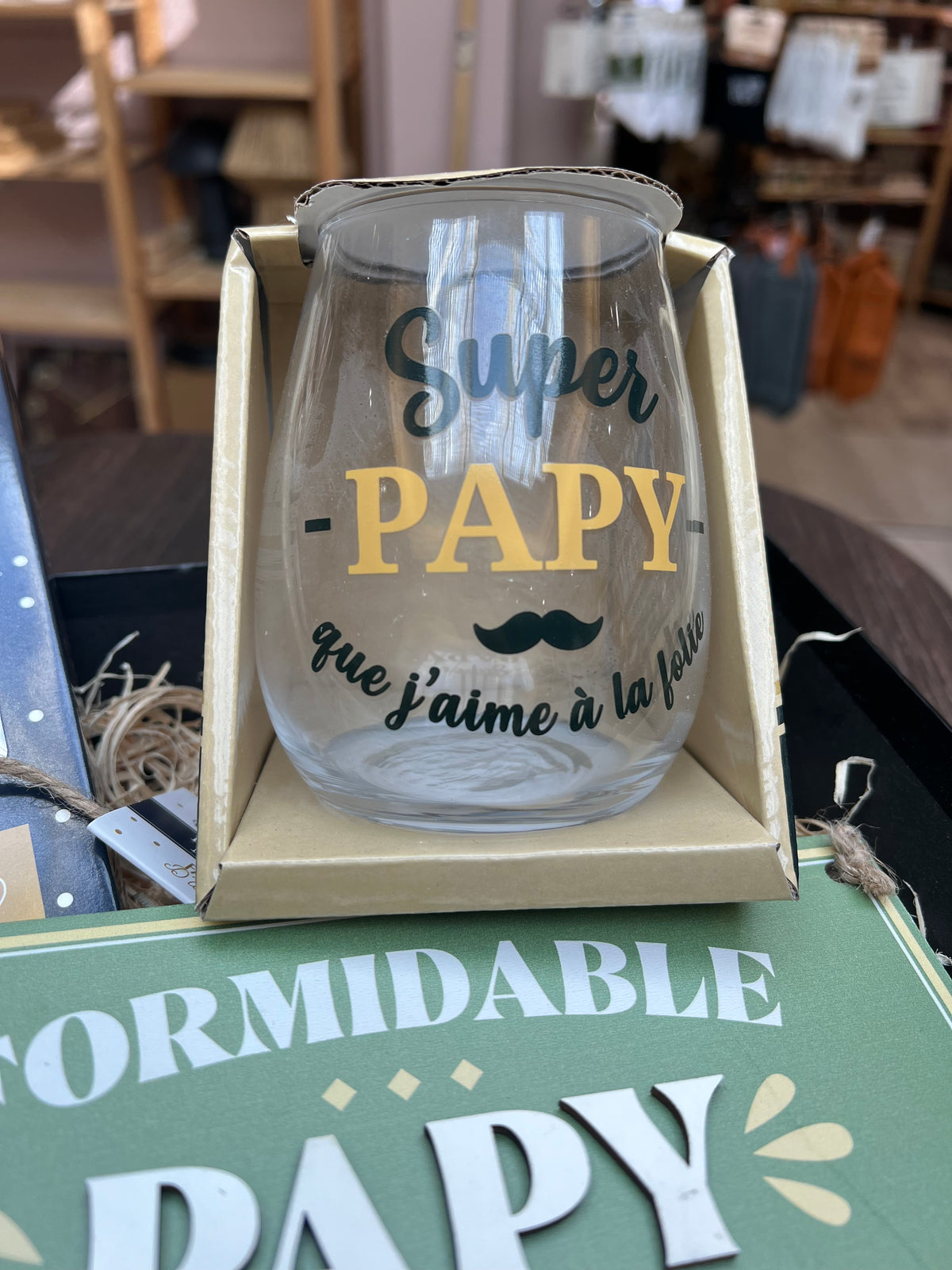 Coffret Papy avec Opinel gravé et accessoires