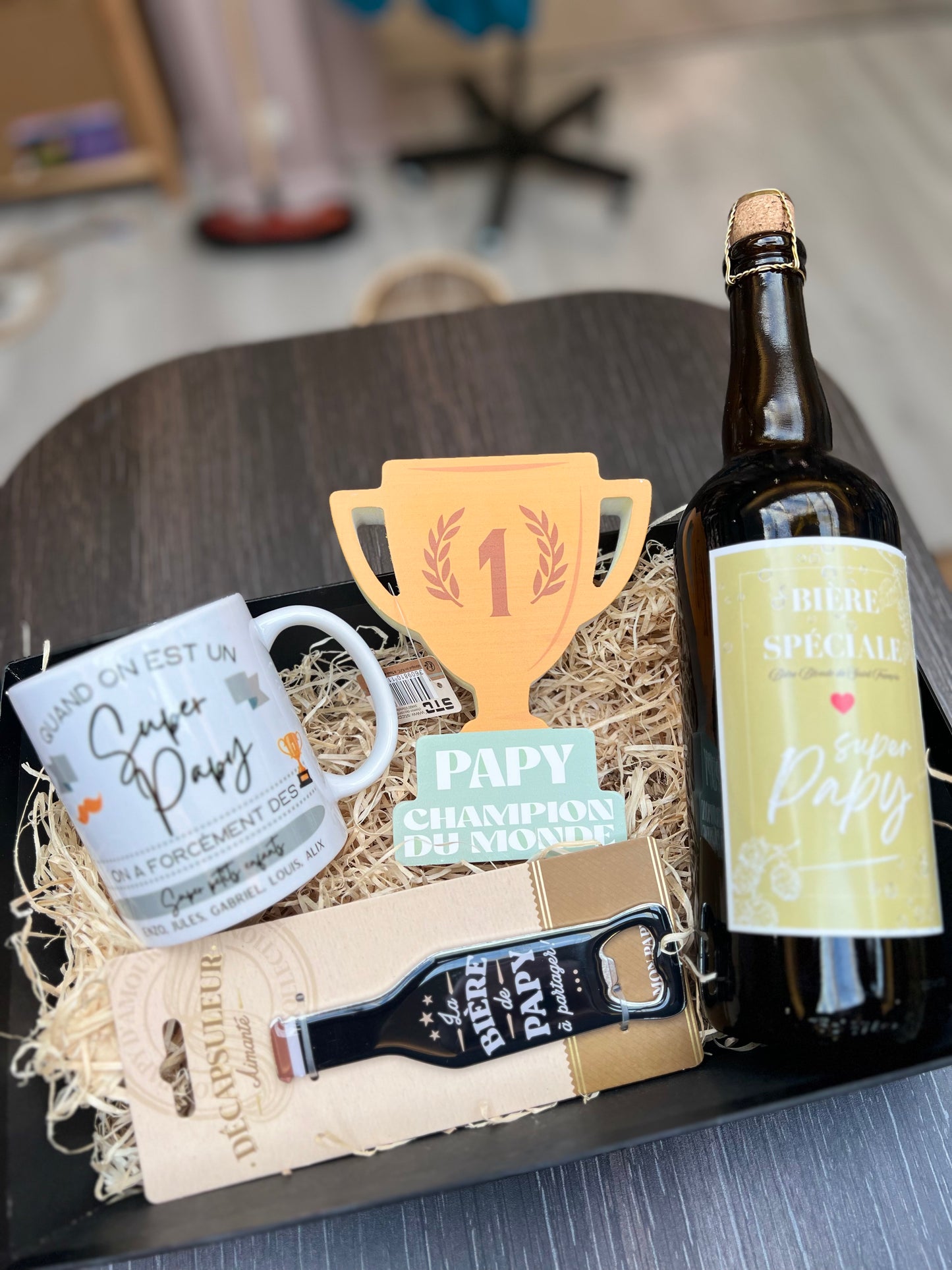 Coffret papy mug personnalisé