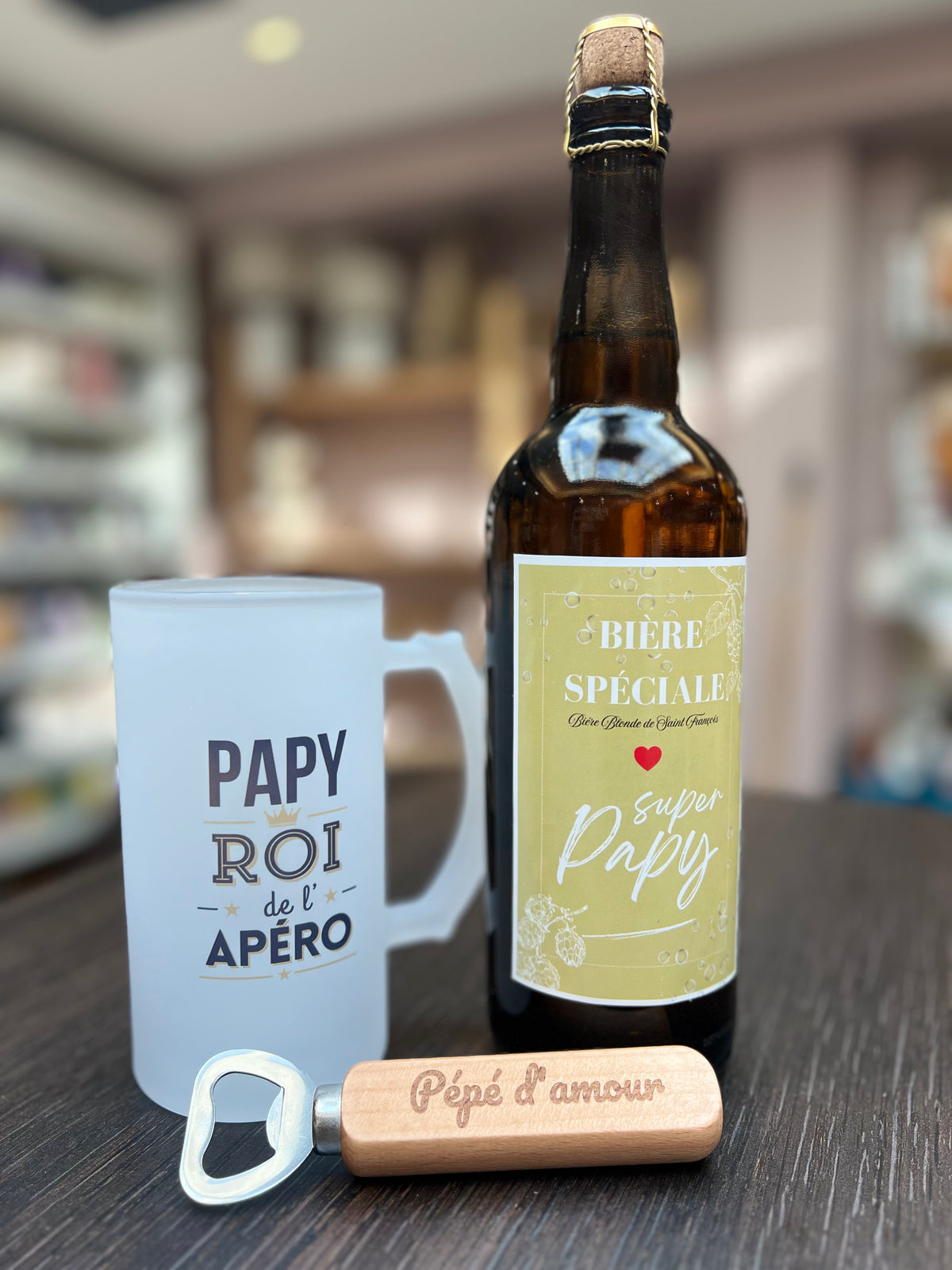 Coffret Biere chope papy