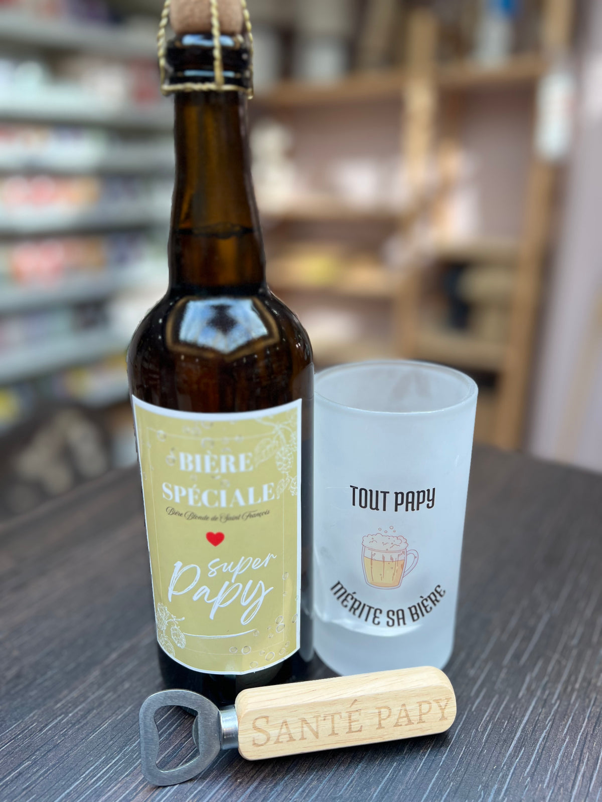 Coffret Biere chope papy
