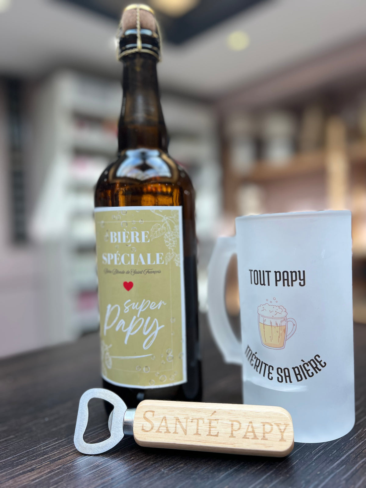 Coffret Biere chope papy