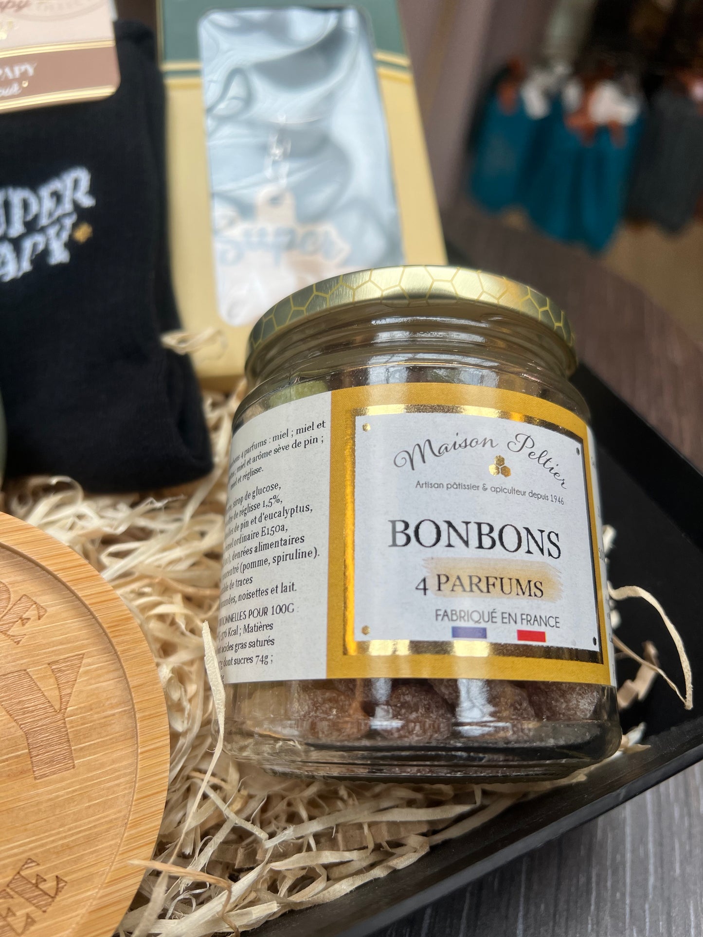 Coffret gourmand Papy avec tasse et douceurs