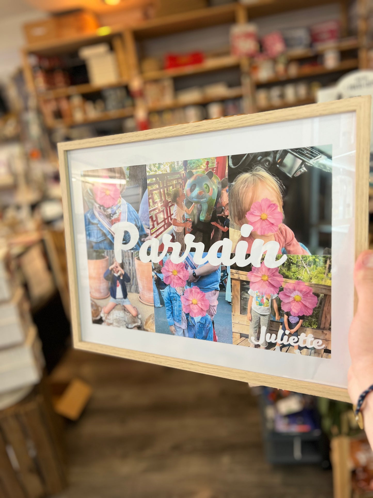 Cadre A3 personnalisé parrain