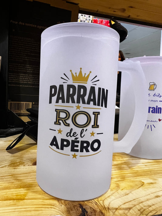 Chope personnalisé parrain