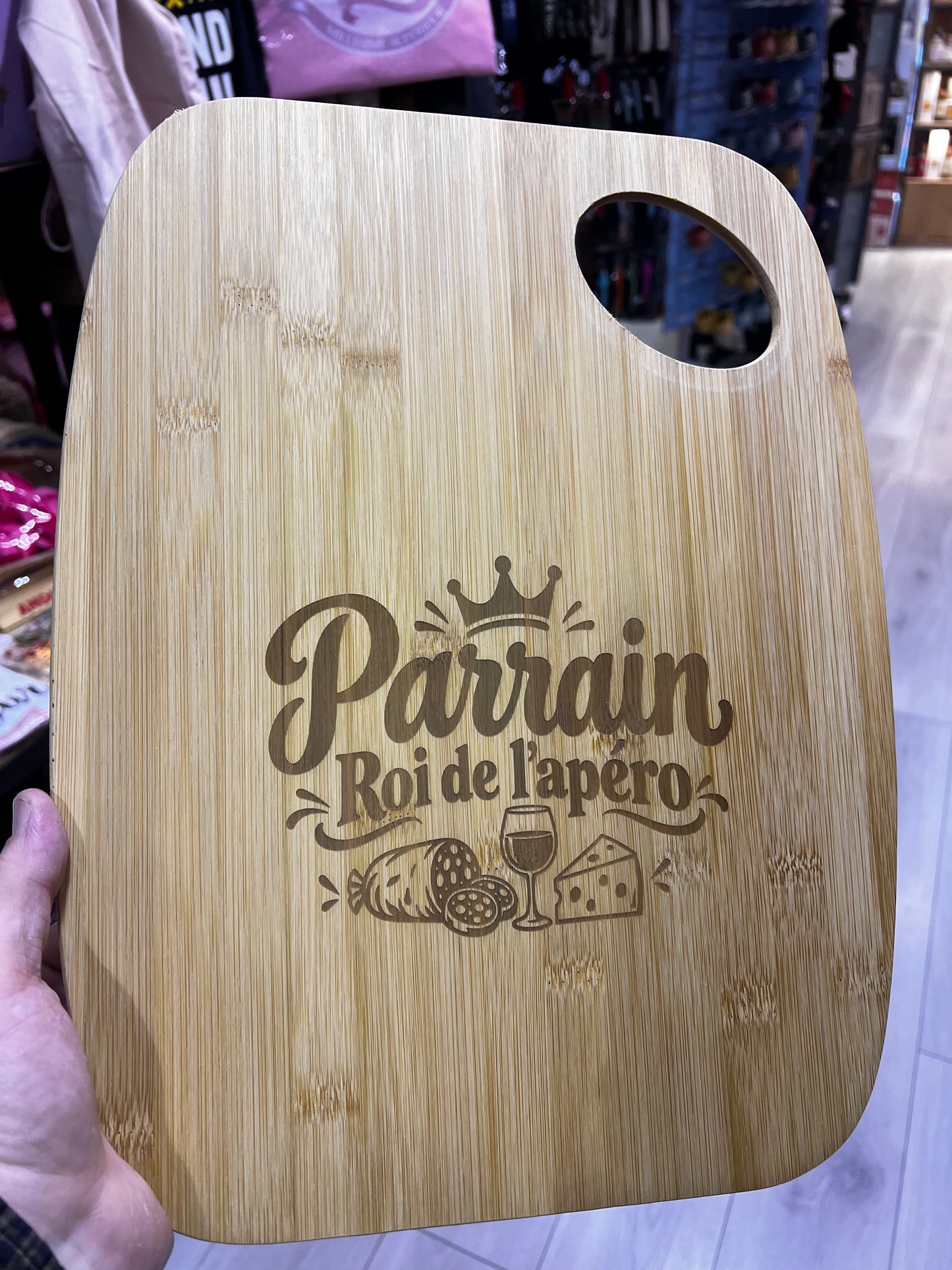 Grande Planche personnalisée parrain
