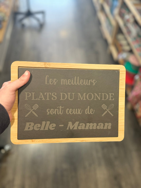 Planche personnalisée Belle-maman