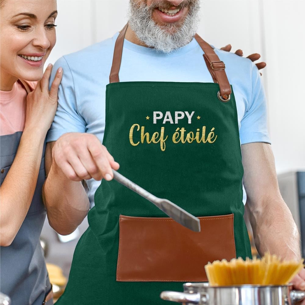 TABLIER PAPY CHEF ÉTOILÉ