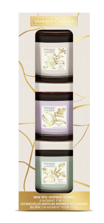 Coffret 3 mini bougies Petits luxes