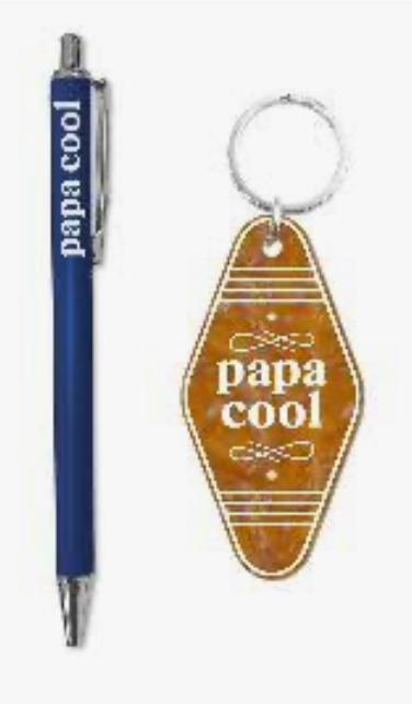 Coffret Stylo et Porte clé Papa