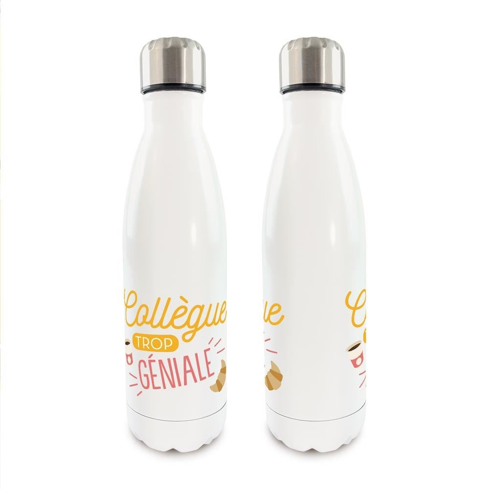 Gourde isotherme Collègue trop géniale