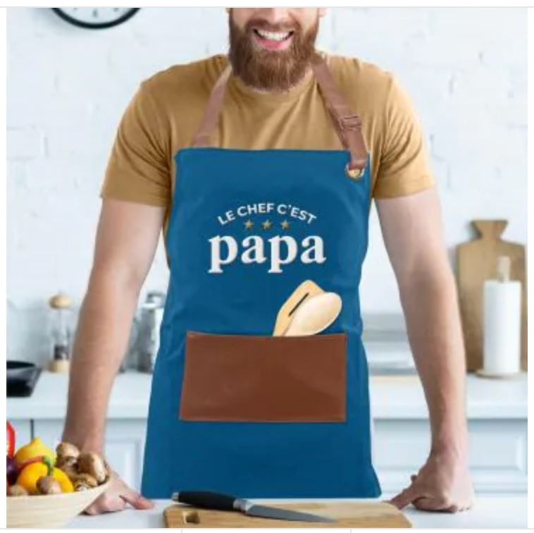 Tablier "Le chef Papa"