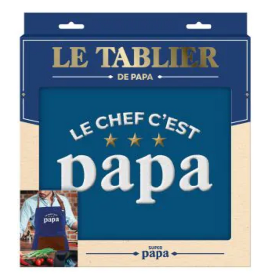 Tablier "Le chef Papa"