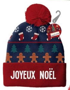 BONNET DE NOËL "JOYEUX NOËL"