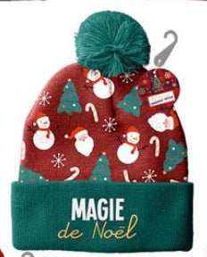 BONNET DE NOËL "MAGIE DE NOËL"