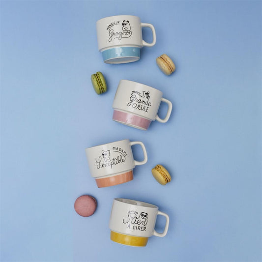 Coffret 4 tasses empilables