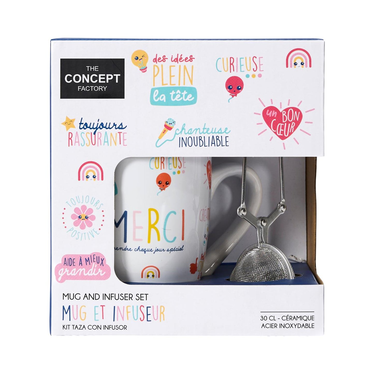 Coffret mug infuseur merci