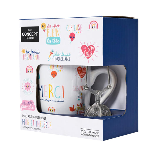 Coffret mug infuseur merci
