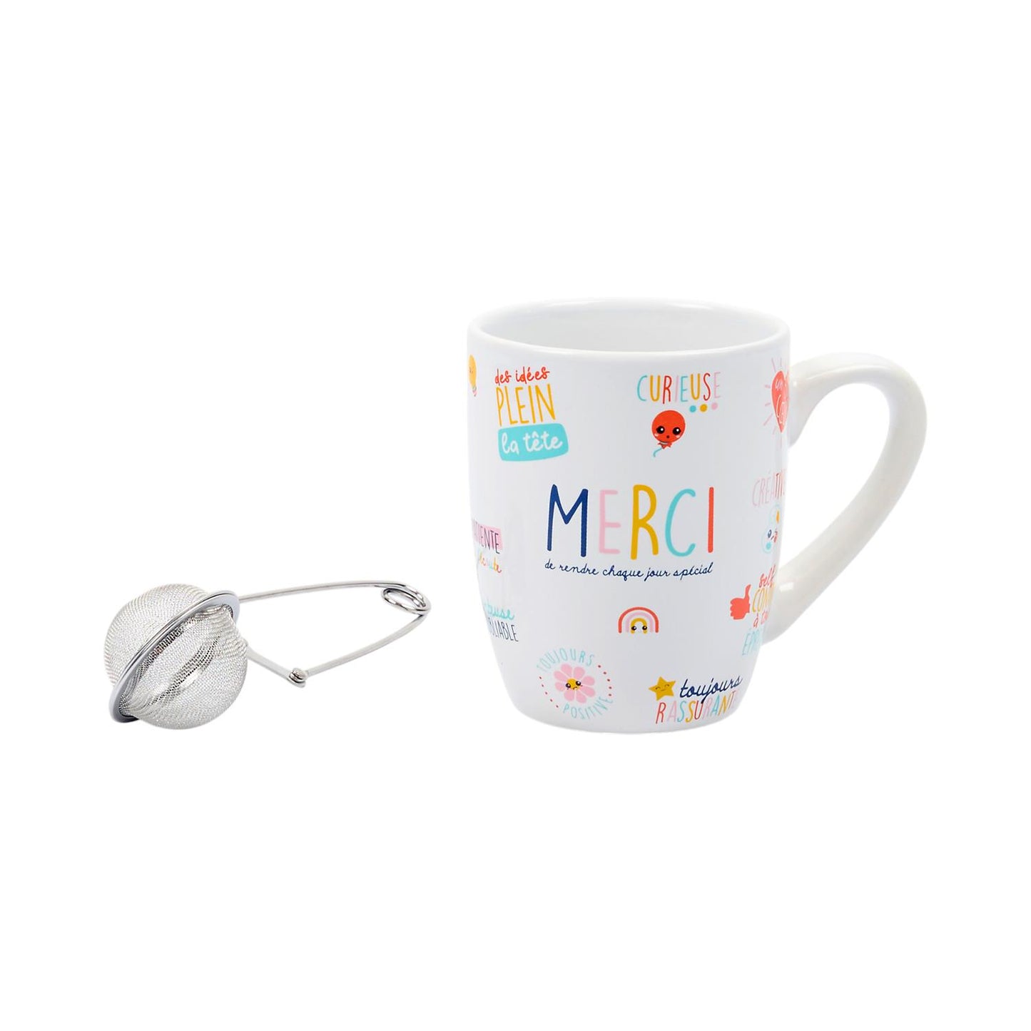 Coffret mug infuseur merci