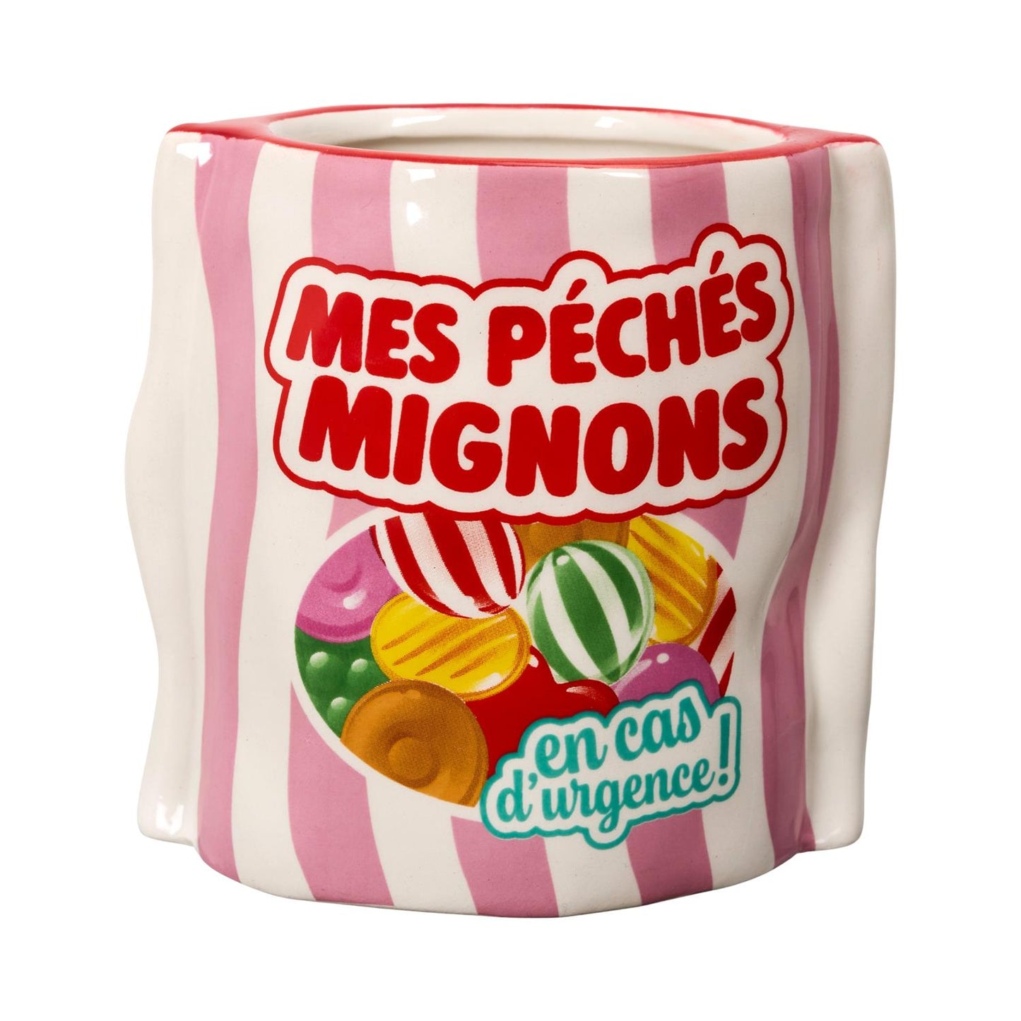 Pot céramique bonbons