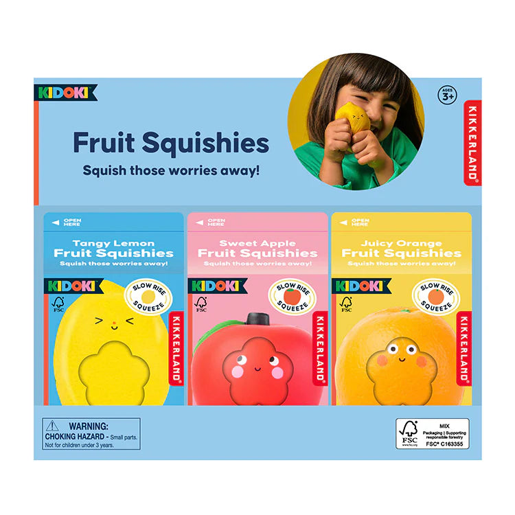 Balle anti stress fruit