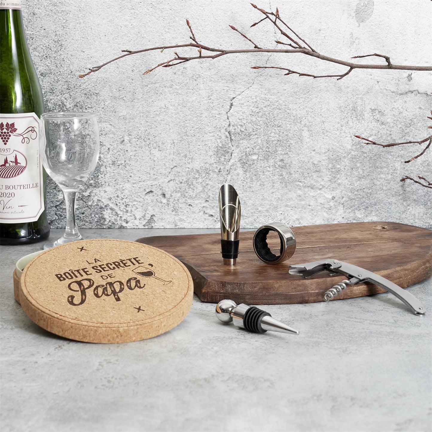 Coffret vin papa