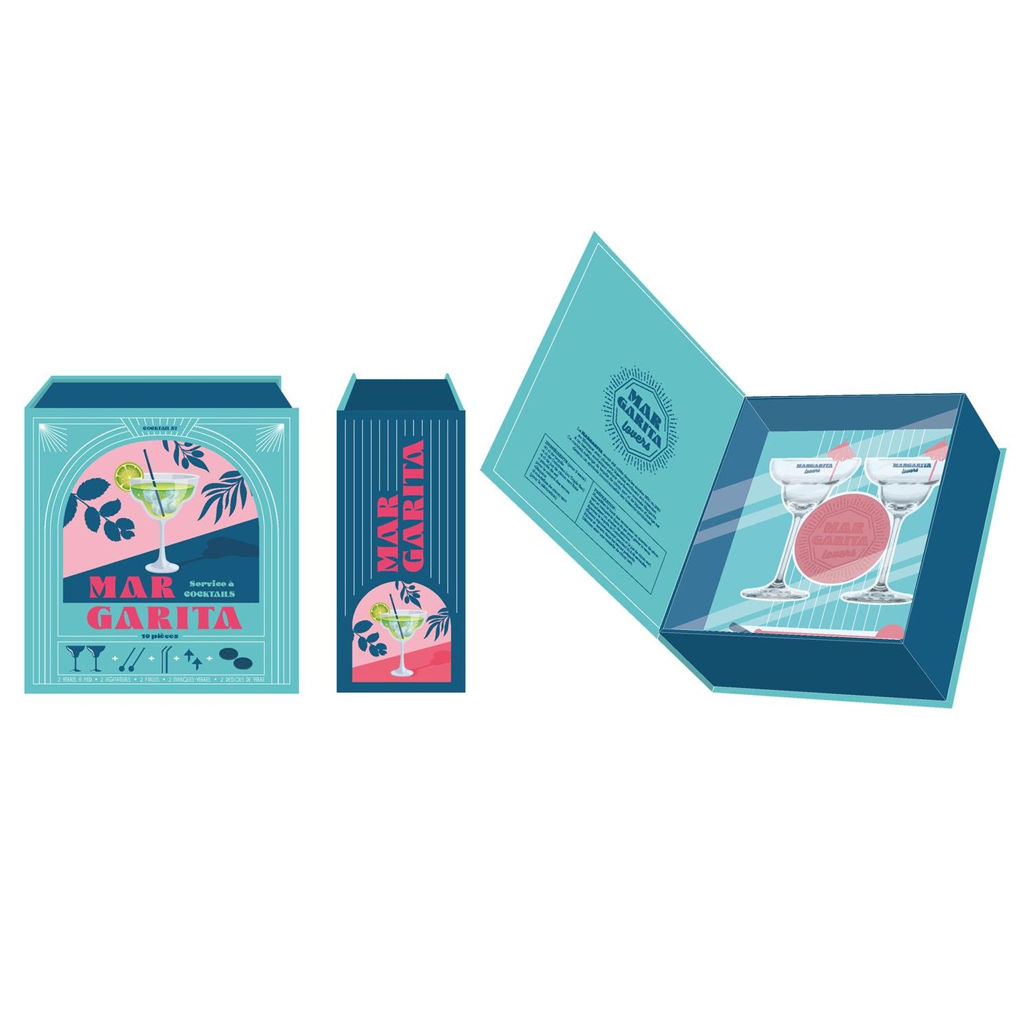 Coffret margarita 10 pièces