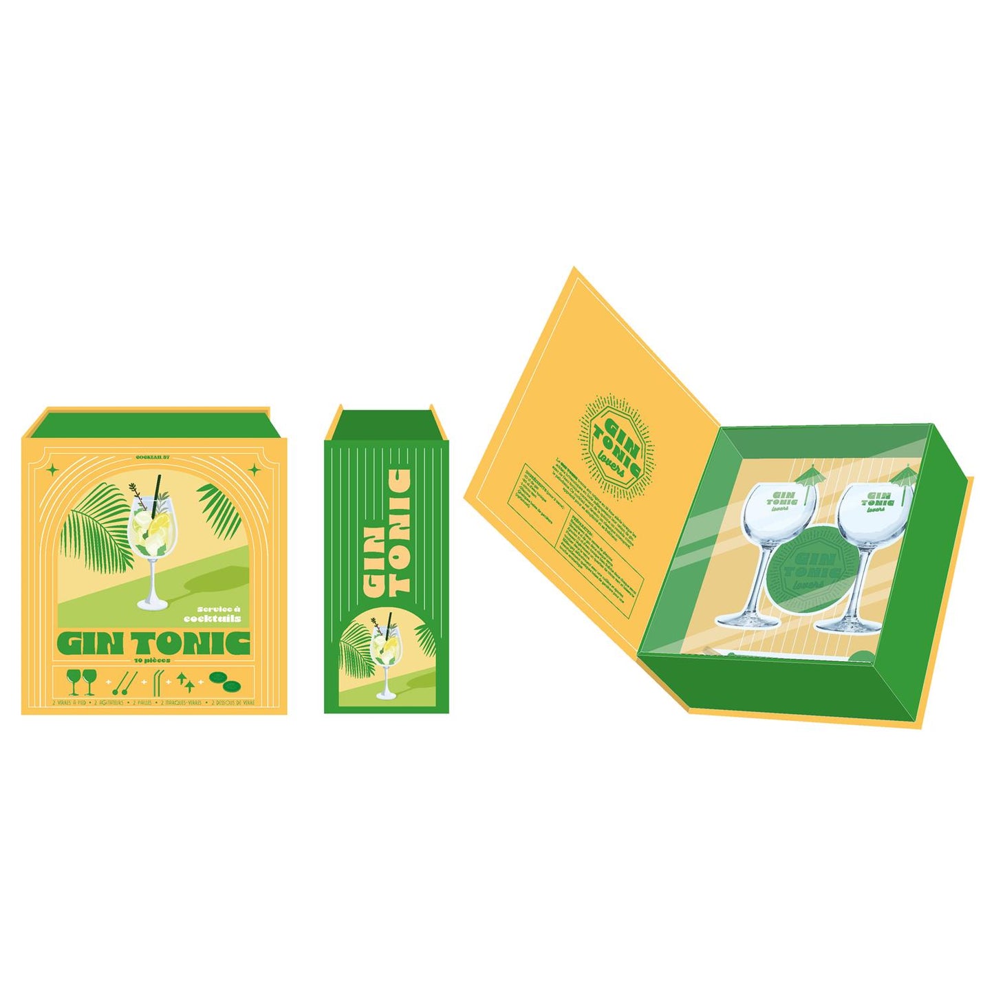 Coffret Gin Tonic 10 pièces