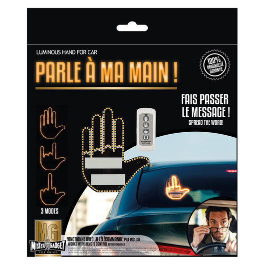 Signe main lumineux