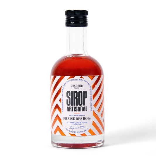 Sirop Artisanal Saveur Fraise Des Bois 35cl