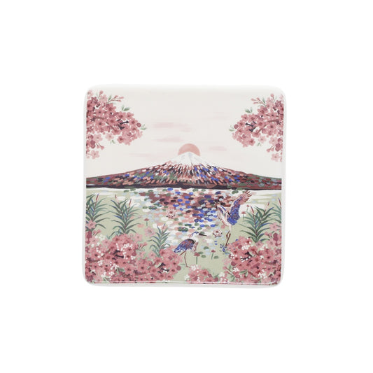 Dessous de verre en porcelaine fuji