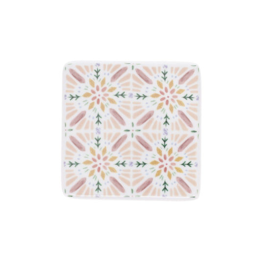 Dessous verre en porcelaine cachemire
