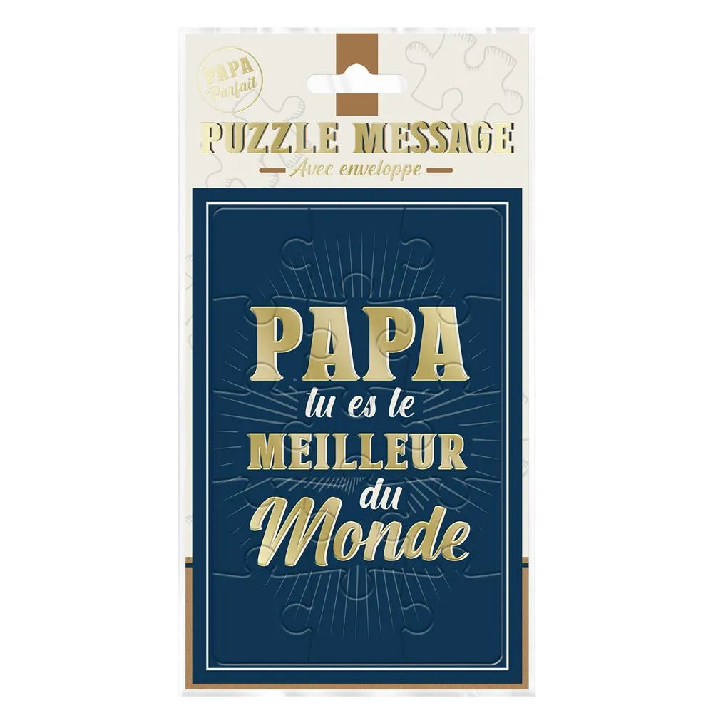 Puzzle message papa