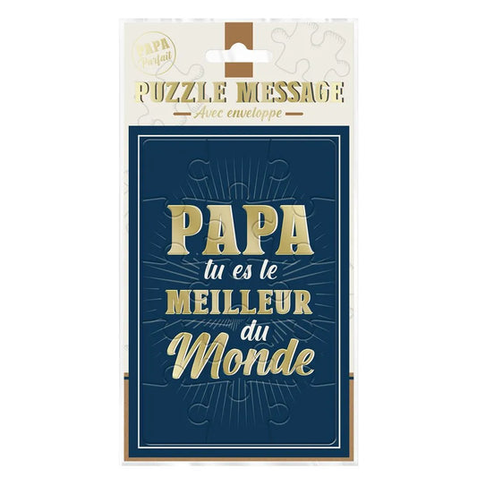 Puzzle message papa