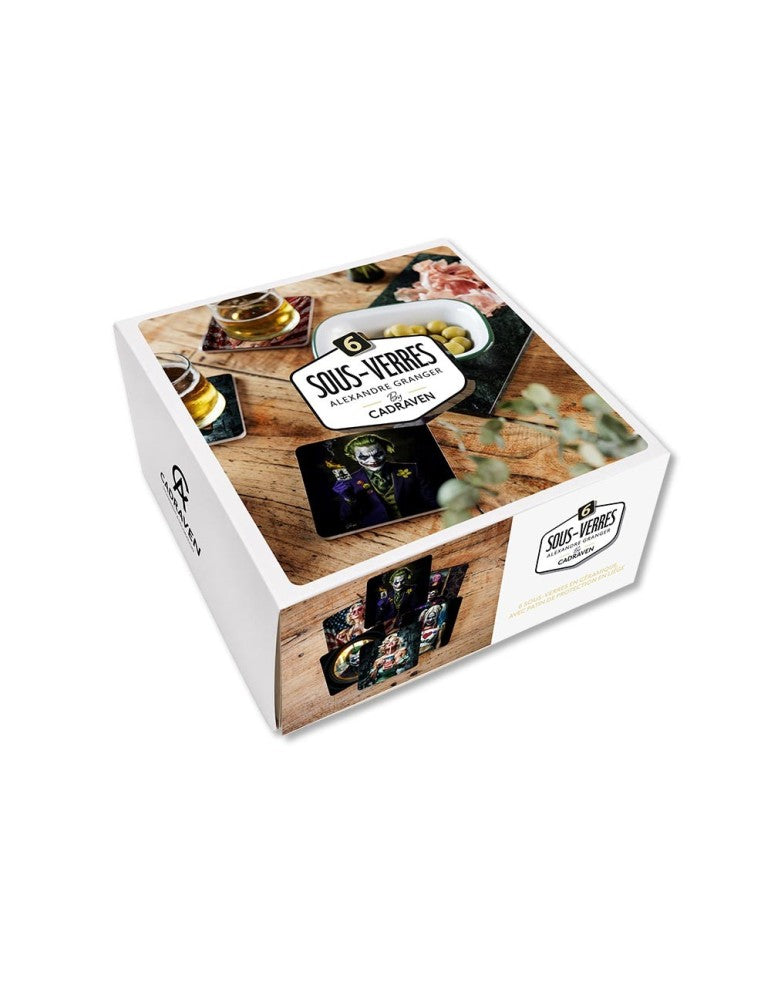 Set de 6 sous-verres Crazy World – Alexandre Granger