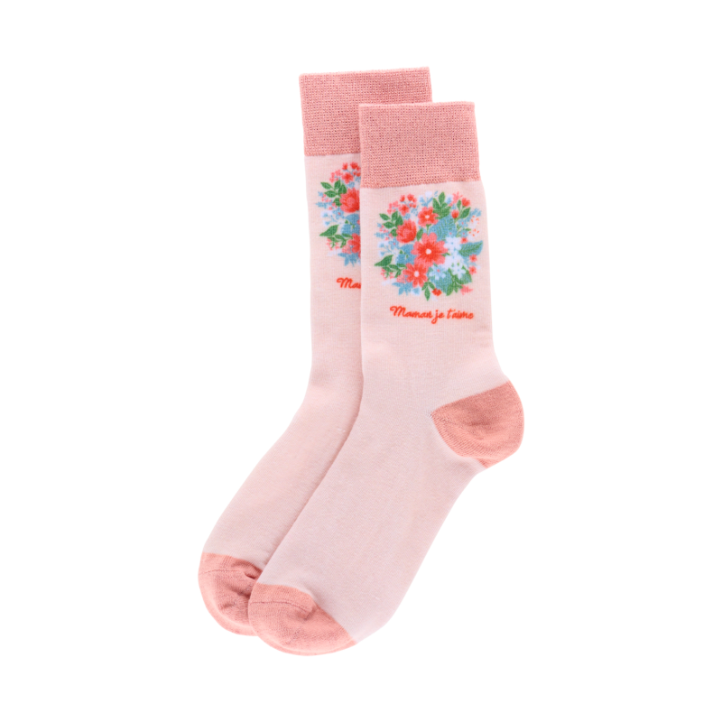 Chaussette maman je t'aime
