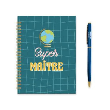 Coffret carnet stylo Maitre