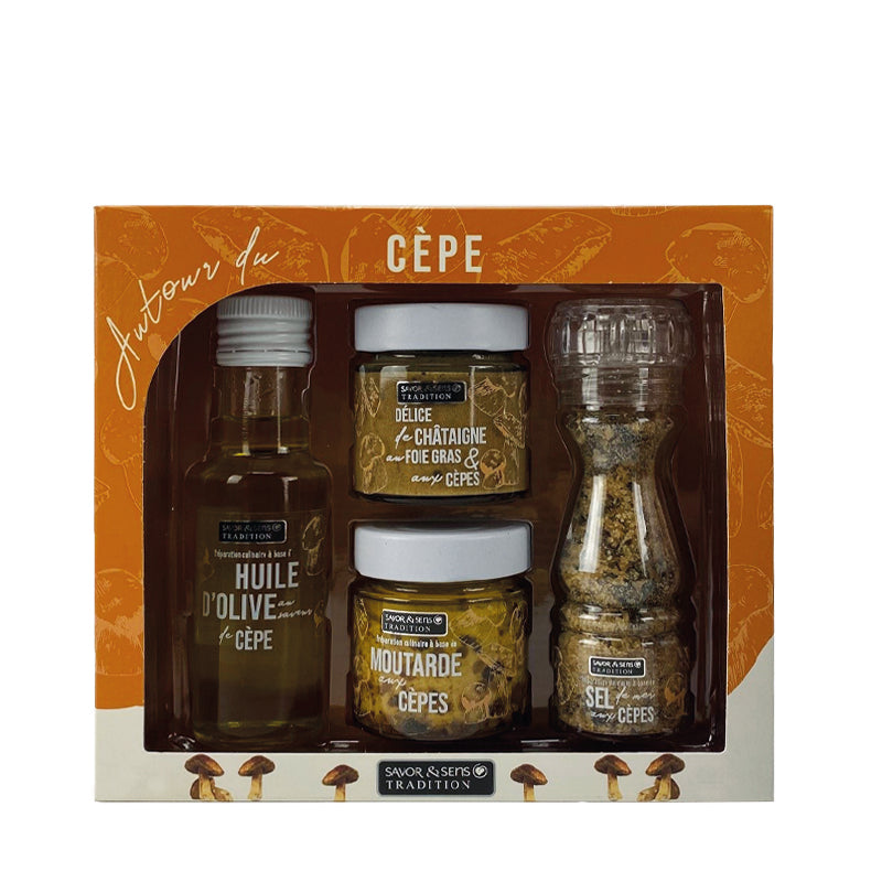 Coffret gourmand Autour du Cèpe – Savor & Sens