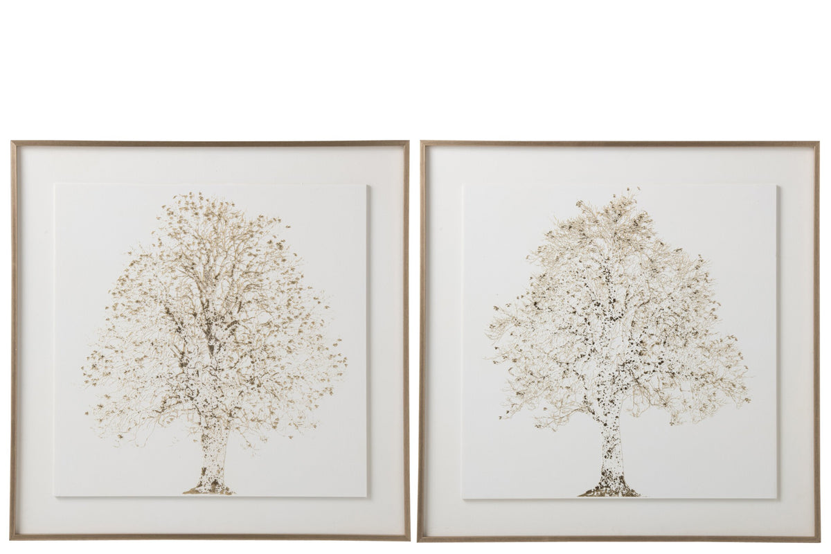 Tableau polystyrène doré – J-line