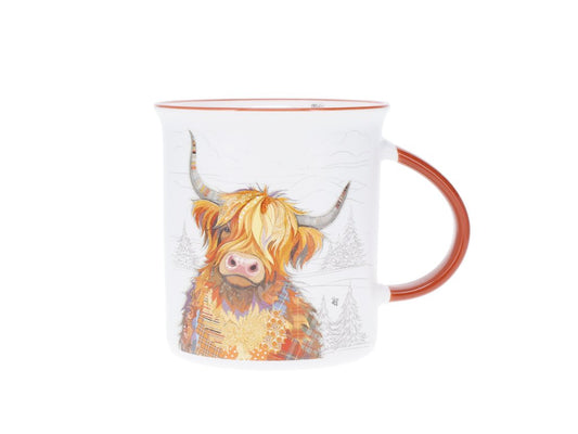 Mug vache écossaise et sapin Kooks – 320 ml