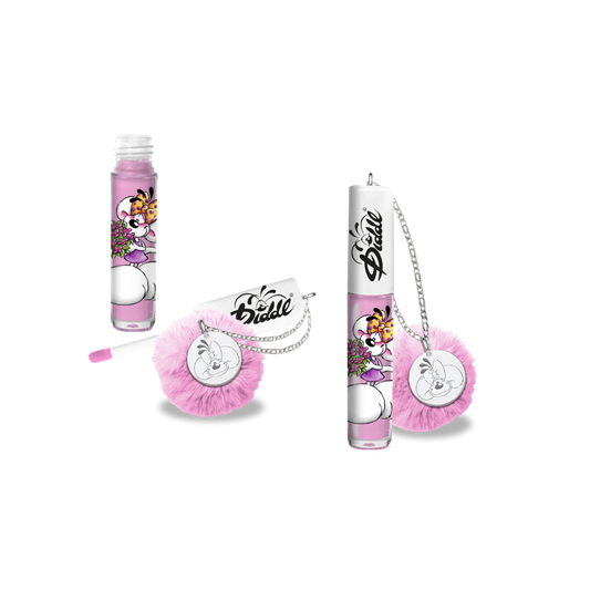 LIP GLOSS GLITTER POMPON DIDDL